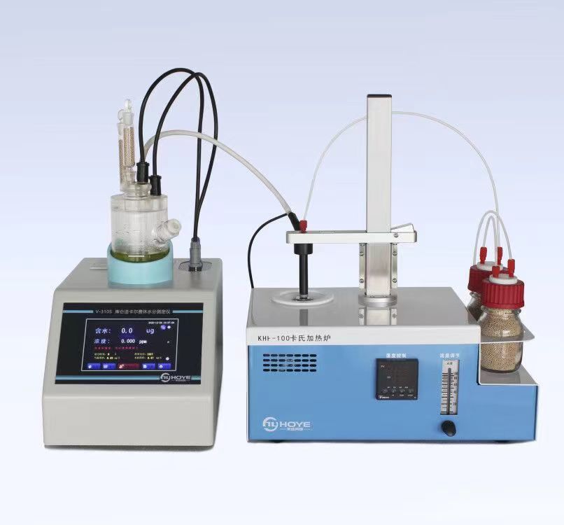 锂电池PE湿法隔膜水分测试-V310S-KHF卡氏加热炉水分测定仪