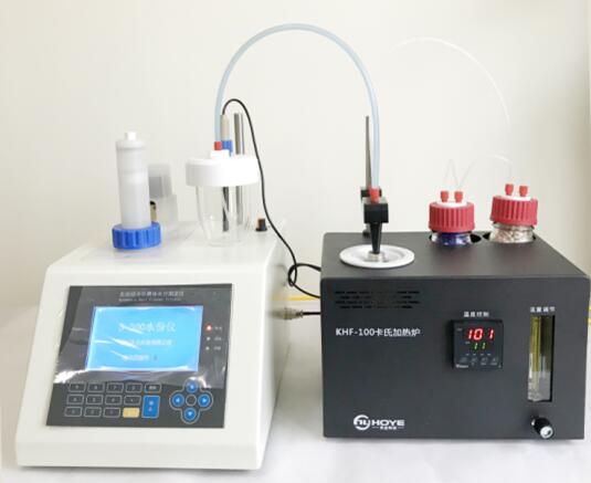 PE聚乙烯薄膜中的水分检测-KHF-100卡氏加热炉