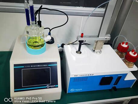 V310S-KHF卡氏加热炉水分测定仪走进南京诊断试剂研发企业